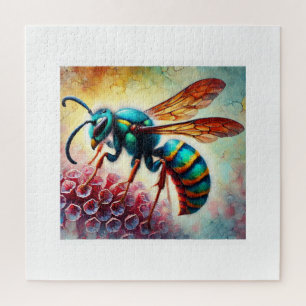 Four Spotted Parasitic Wasp 290824AREF127 - Waterc Jigsaw Puzzle