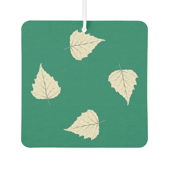 Four Square Birch Leaves Air Freshener (Front)