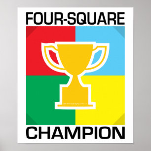 Four-Square Champion Poster