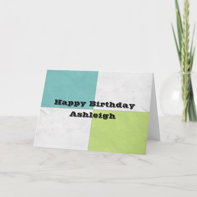 Four Squares Card (Front)