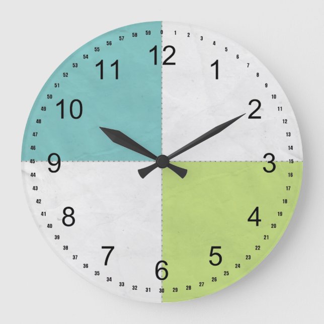 Four Squares Large Clock (Front)