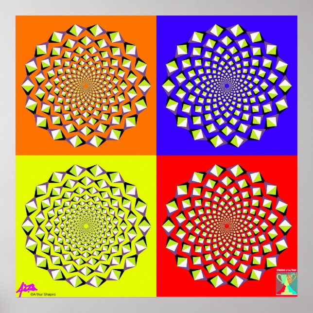 Four Squares Poster (Front)