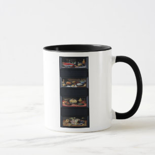 Four Still Lives of Food and Fruit Mug
