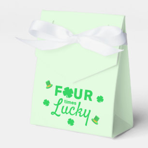 Four Times Lucky 4th Birthday Favour Box