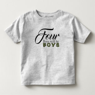 Four- Toddler Fine Jersey T-Shirt