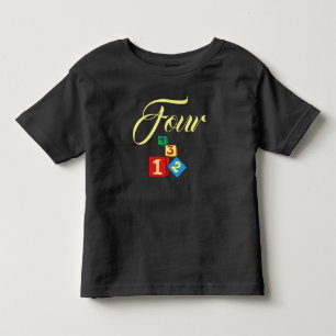 Four- Toddler Fine Jersey T-Shirt