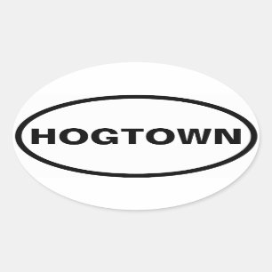 FOUR Toronto "HOGTOWN" Oval Sticker
