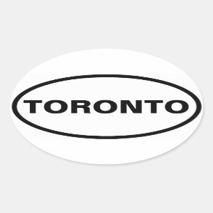FOUR Toronto Oval Sticker