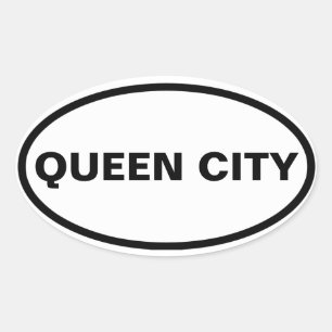 FOUR Toronto "QUEEN CITY" Oval Sticker