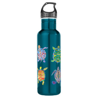 FOUR TURTLE FRIENDS SAVE THE PLANET 710 ML WATER BOTTLE