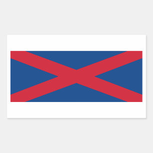 FOUR Voortrekker Flag Rectangular Sticker