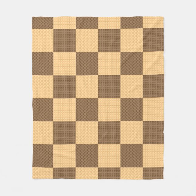 Four Wafers Fleece Blanket (Front)