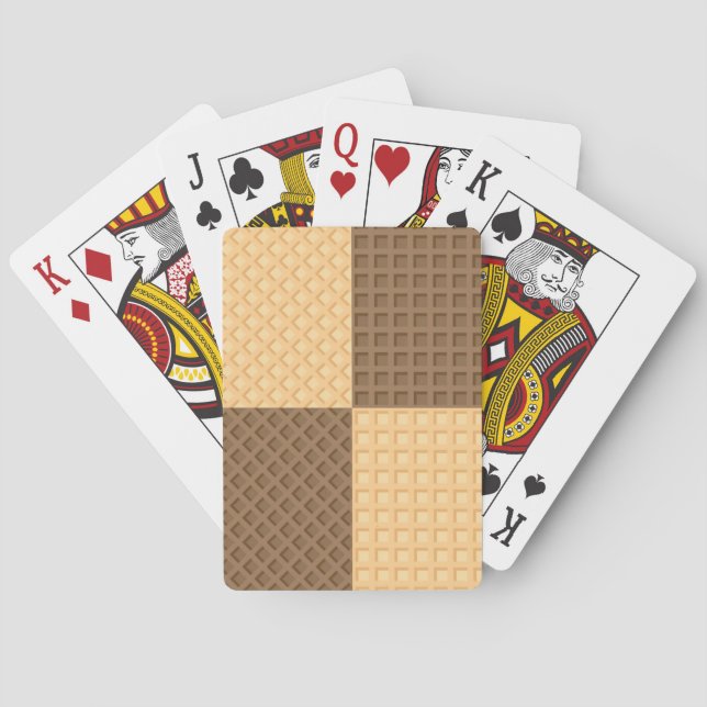 Four Wafers Playing Cards (Back)