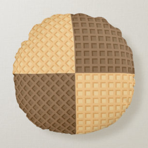 Four Wafers Round Cushion