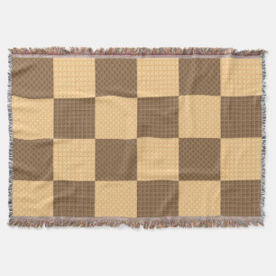 Four Wafers Throw Blanket