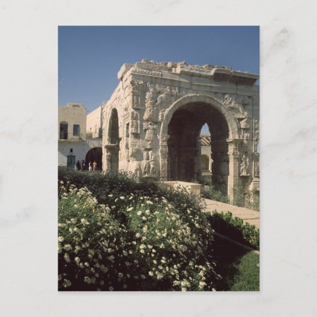 Four-way Arch of Marcus Aurelius and Lucius Postcard (Front)