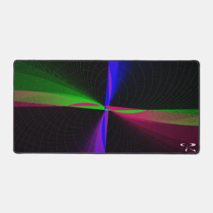 Four-Way Geometric Wave Gaming Mouse Pad