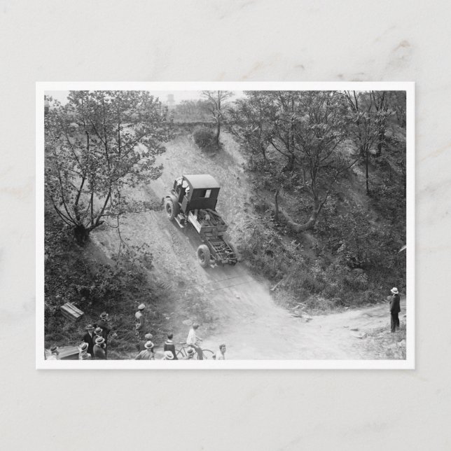 Four Wheel Drive Hill Climbing Postcard (Front)