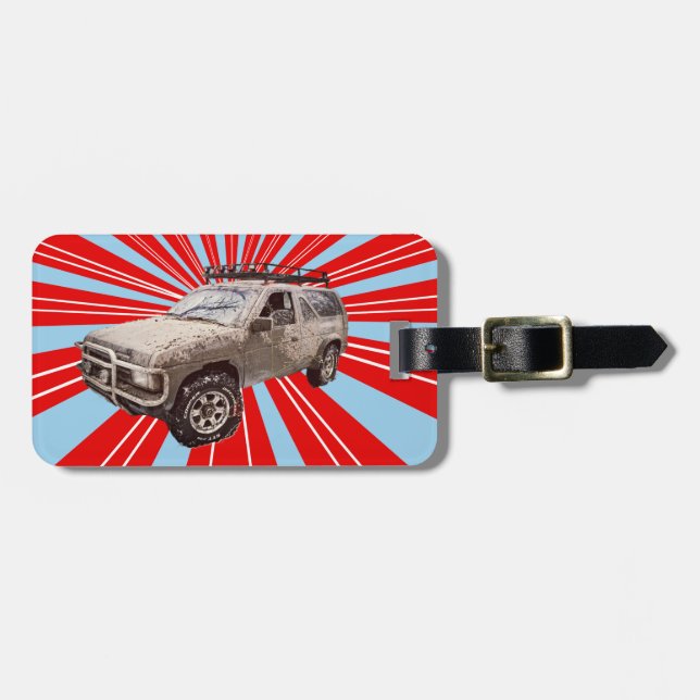 Four-wheel Drive Luggage Tag (Front Horizontal)