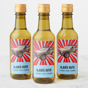 Four-wheel Drive Wine Label