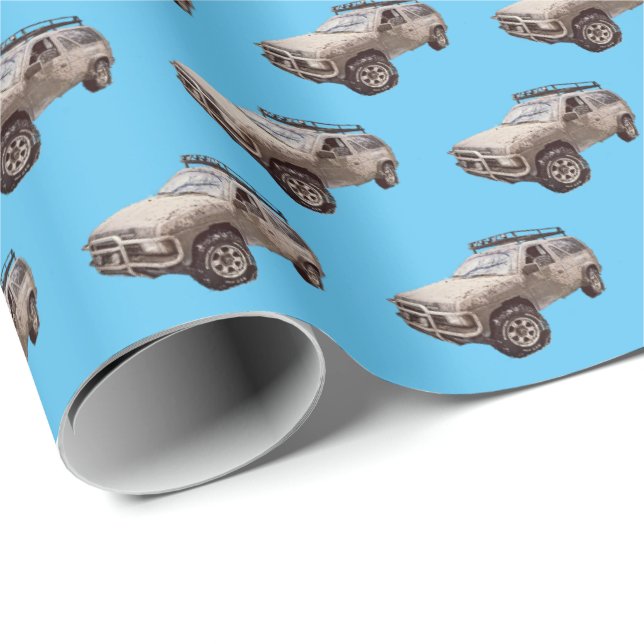 Four-wheel Drive Wrapping Paper (Roll Corner)