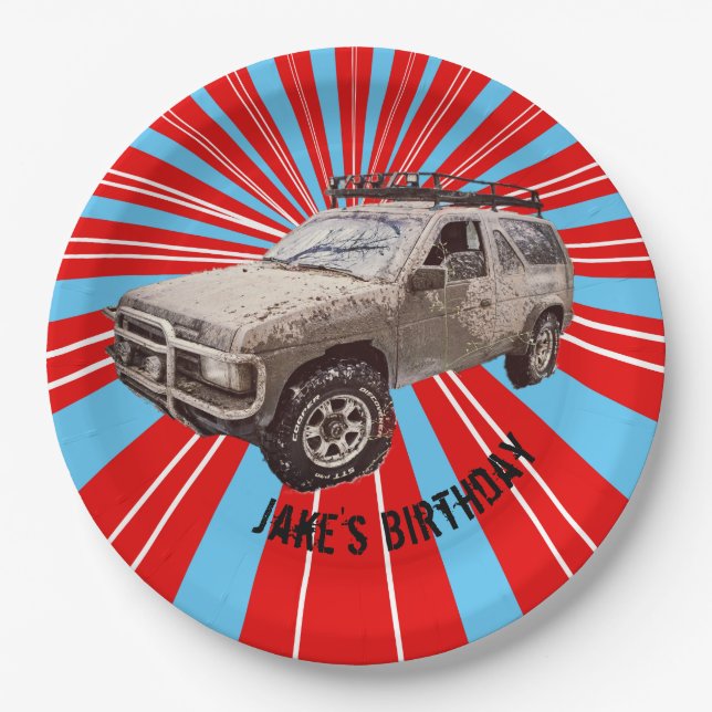 Four-wheel Driving Paper Plate (Front)