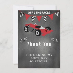 Four Wheeler Birthday Thank You