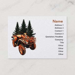 Four Wheeler Business Card