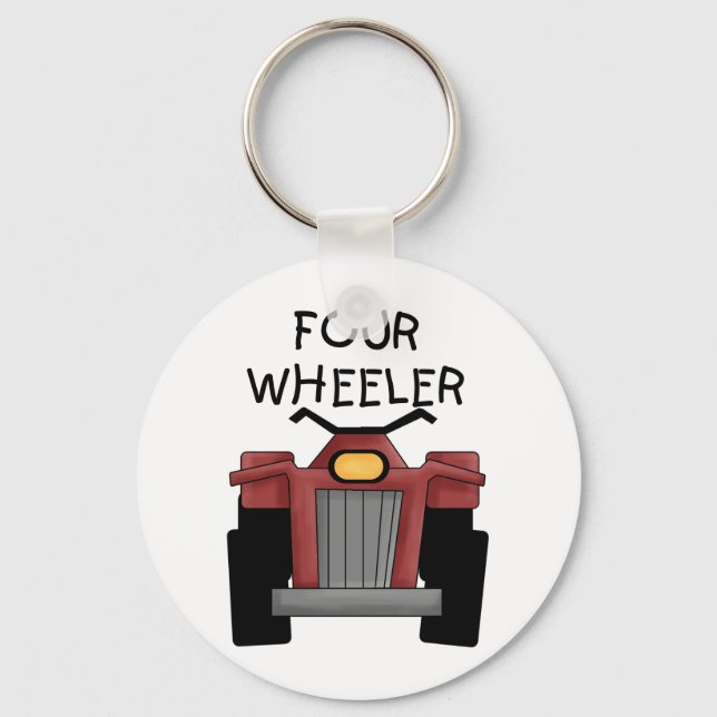 Four Wheeler Tshirts and Gifts Key Ring (Front)