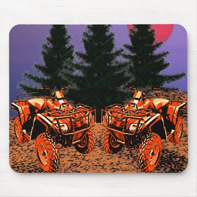Four Wheele's Mousepad (Front)