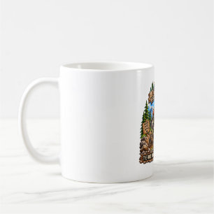 Four Wheeling Adventure Woodland Animals Coffee Mug