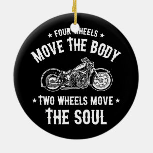 Four Wheels 1016 Ceramic Ornament