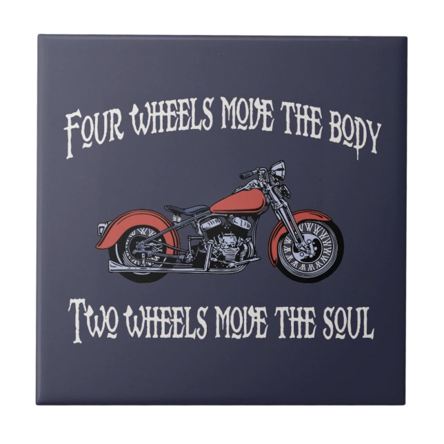 Four Wheels Move 717 Ceramic Tile (Front)