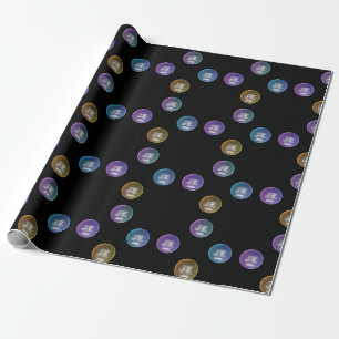 Four Year Logo Diamond Design Wrapping Paper