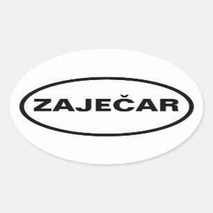FOUR Zaječar Oval Sticker