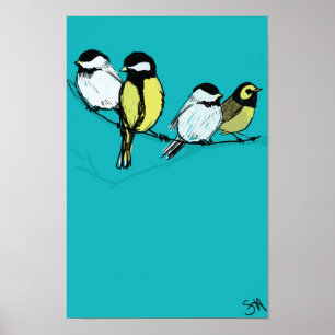 fourcalling-birds poster