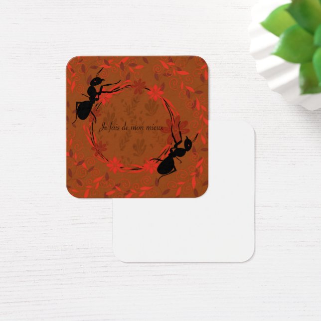 fourmi, affirmation positive ,phrase inspirante (Desk)