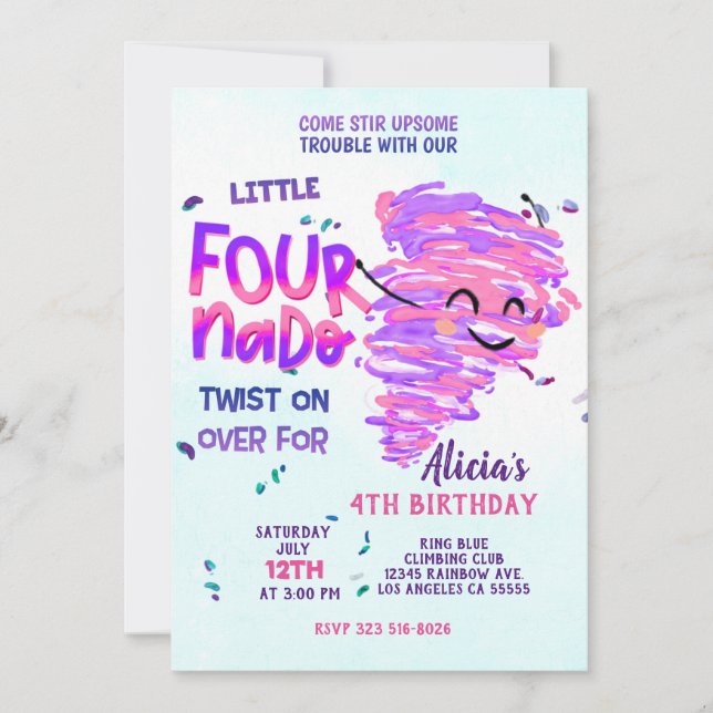 Fournado Invitation (Front)