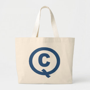Fourre tout Jumbo naturel DESIGN QUEBEC Large Tote Bag