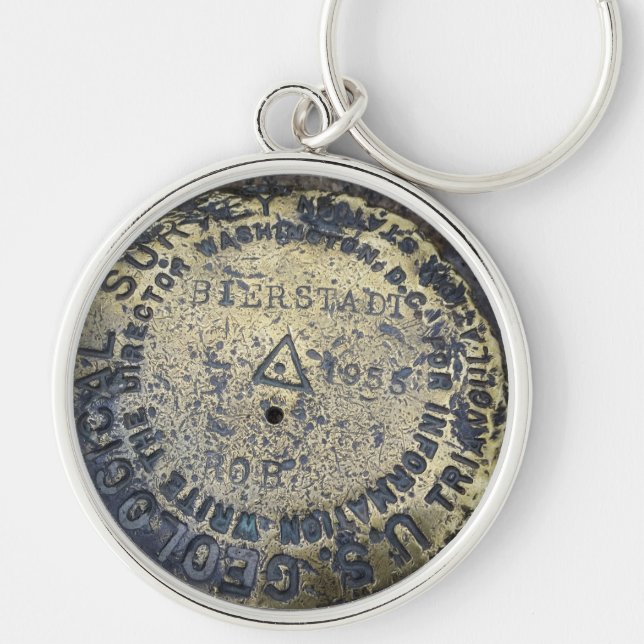 Fourteener Mount Bierstadt USGS Key Ring (Front)
