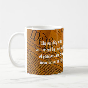 Fourteenth Amendment Public Debt Coffee Mug