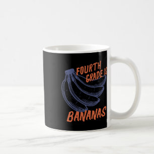 Fourth 4th Grade Teacher Bananas Teacher Kids Back Coffee Mug
