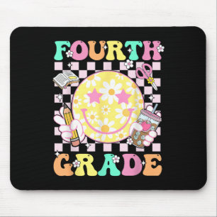 Fourth 4th Grade Teacher Kid Preppy First Day Of S Mouse Pad