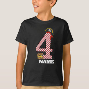 fourth 4th pirate birthday party T-Shirt