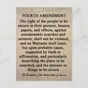 Fourth Amendment Postcards