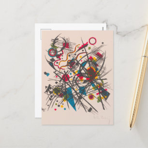 Fourth Bauhaus Wallet by Wassily Kandinsky Holiday Postcard