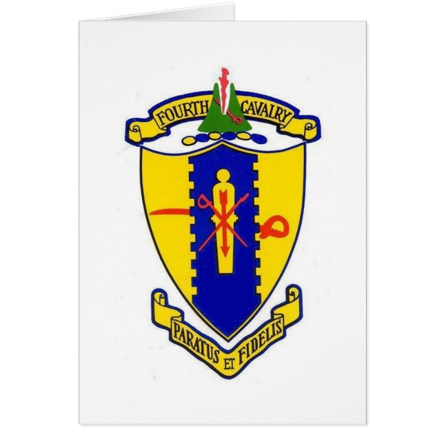 Fourth Cavalry crest (Front)