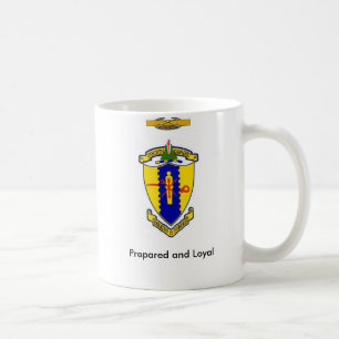 Fourth Cavalry crest ,motto and CCB Coffee Mug