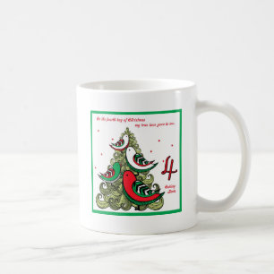 Fourth Day of Christmas Coffee Mug