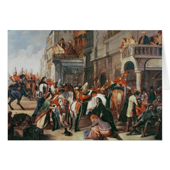 Fourth Dragoon Guards leaving (Front Horizontal)